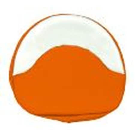 Aftermarket 21" Orange & White Seat Cover SEN10-0063